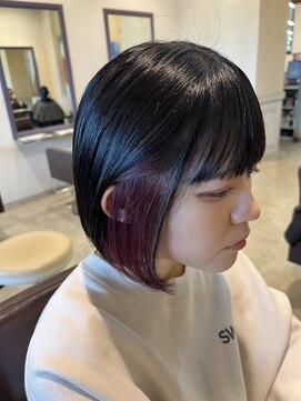 シャンプーボーイ セントラル 博多(SHAMPOO BOY central) ショートボブ＋インナー