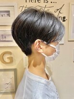 ラウンジ モリオ イケブクロ(Lounge MORIO Ikebukuro) 襟足すっきりメンズライクなハンサムショート/刈り上げショート