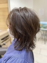 プログレス ひばりヶ丘店(PROGRESS)&nbsp;ミディアムスタイル☆アッシュベージュ×レイヤー