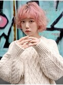 【buZon ブゾン】イメチェン☆マッシュボブ×ピンクカラー