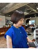 ショート顔まわりレイヤー