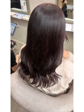 カラークチュール(Color Couture) 前髪カット/こなれミディ/くびれヘア/韓国ヘア/オリーブ