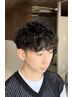 【メンズ限定】カット+無造作スパイラルパーマ