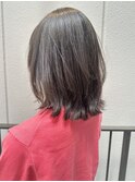 秋色オリーブカラーくすみベージュボブルフ_ba525921