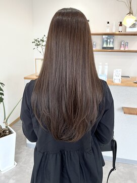 リエート(lieto) ロングローレイヤー×艶ブラウン