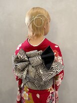 ラトリエコンタン(L´atelier Content)&nbsp;水引 金箔 成人式ヘア 卒業式ヘア 袴ヘア 振袖ヘア/asuka