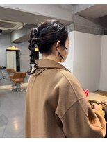 レックス 中野(rex) 編み下ろしヘアアレンジ