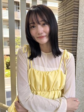 ガーデン ミサト 三郷中央(garden misato) 簡単スタイリングストレートミディ/シースルーバング/艶髪