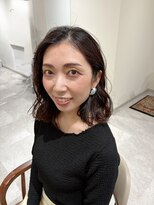 メロン 高円寺(melon)&nbsp;クセを活かしたミディアムスタイル