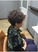 グレージュショート