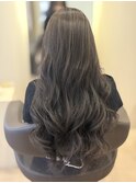 アッシュグレージュハイライト