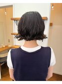 ボブ/ボブパーマ/パーマ/表参道/夏のヘアアレンジ/くびれヘア