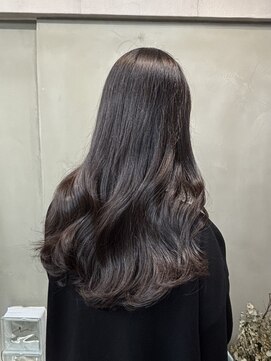 ファビ 渋谷(Fab) くびれヘア/暗めカラー/アプリコットオレンジ/縮毛矯正