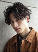 マッシュ/スパイラル/センターパート/ニュアンスパーマ/横浜