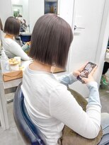 エンネ 新宿(enne)&nbsp;マロンベージュ/オリーブグレー/ダブルカラー/ボブ/小顔新宿