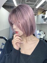 エゴ 池袋(EGO) ピンクバレイヤージュボブ