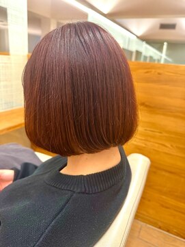 ファースト 長町店(first) ボブ×暖色カラー