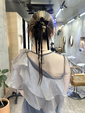 ヘアセット/お呼ばれヘア/パーティーヘア/カチモリヘア