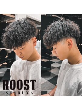 ルースト 渋谷店(ROOST) MEN’S HAIR/波巻ツイストスパイラル/フェザーパーマ/眉毛/渋谷