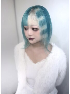 ギミックパシャ(GIMMICK pasha) ターコイズブルー デザインカラー