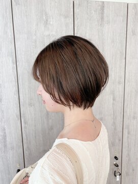 ヘアーリゾートノーブル(Hair Resort Noble) 【ふわっとエアリーショートボブ】顔まわり/小顔/姫路