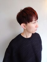 ラトリエコンタン(L´atelier Content)&nbsp;30代40代50代おすすめ　刈り上げマッシュショート×秋カラー