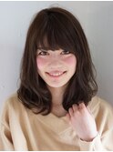 airクリープパーマで作ったピュアセミディ