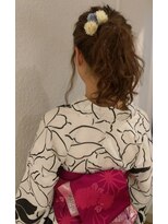 フェリシータ 服部店(felicita)&nbsp;無造作とろみ着物モード♪ギブソンタック