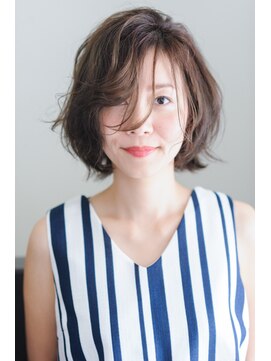 ハイファイブ ヘアーアンドフェイス(Hi FIVE hair&face) ゆるカール ボブヘアー