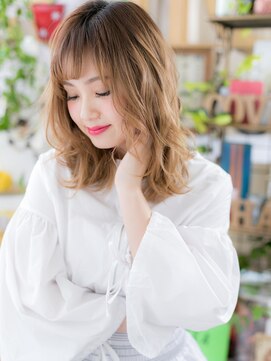 カバーヘア ブリス 戸田公園西口店(COVER HAIR bliss) *bliss戸田公園* 羽のような外国人風ふんわりフェザーウェーブb!