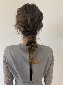 アンソメット 上津店(UN SOMMET) パーティーセット・ヘアアレンジ/ダウンスタイル(編み下ろし)