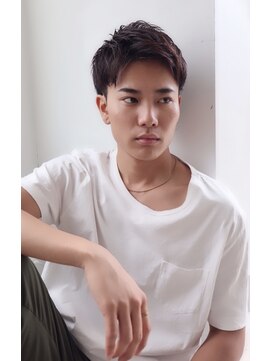 ミチオ ノザワ ヘアサロン ギンザ(Michio Nozawa HAIR SALON Ginza) ツーブロック×好感度UPワイルドアップバング【瀧上丈司】