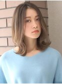 【nex表参道】 大人可愛い　前髪なし　ミディアム