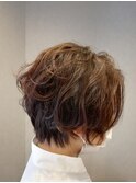 甘辛で攻めるショートボブ