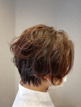 アフィックスヘア 新小岩(affix hair) 甘辛で攻めるショートボブ