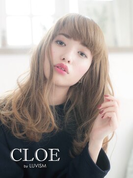 クロエバイラヴィズム 女池店(CLOE by LUVISM) ミルクティーベージュ×重ためロブ