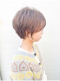 ヘルシーな柔らかウェーブショート
