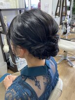 ナチュラル(Natural) 編み込みシニヨン