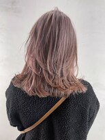 アルバム 渋谷パルコ(ALBUM)&nbsp;レイヤーグレージュ_グレージュカラーボブウルフ_ba368182