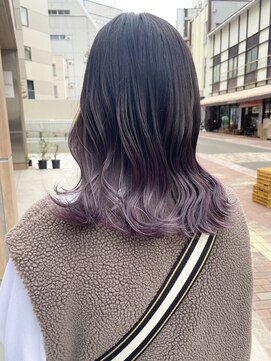 ヘアーメイクオズ(hair make O/S) 《kaito》グラデーション ラベンダーカラー♪