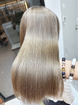 アレンヘアー 松戸店(ALLEN hair) ホワイトベージュ【ダブルカラー/松戸】