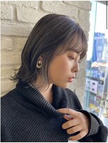 プアメリア 名古屋(Puamelia)&nbsp;トリートメント ブリーチなしダブルカラー 前髪縮毛矯正