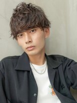 ハバナ 渋谷(HAVANA)&nbsp;アッシュブラック/マッシュパーマ/束感/刈り上げ/波巻き