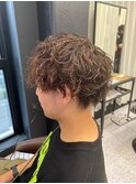 メンズマッシュ×パーマ