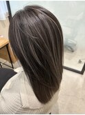 グレージュハイライト