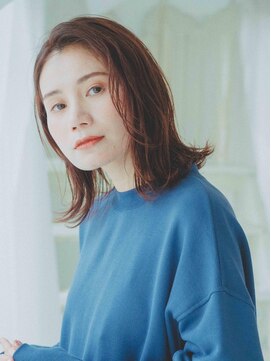 サロン ド ウィズ 西船橋店(Salon de With) 切りっぱミディアム/チョコレートブラウン◎30代40代50代