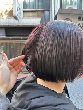 メール(mer) 艶感ボルドーカラー