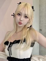 ソル ジングウマエ(SOL JINGUMAE)&nbsp;ホワイトベージュカラーインナーカラーグレージュカラーブリーチ