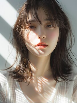 トッカ ヘアアンドトリートメント 難波店 レイヤーロングセミディ姫カットワンカールシアーカラー