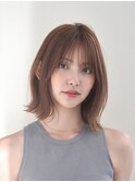 大人ミディアムボブ『上品な顔まわり×くびれボブ』